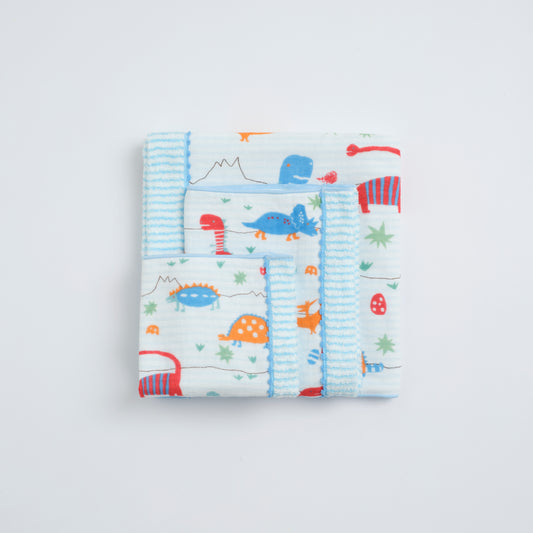 Dinosaur Soft Gauze Towels